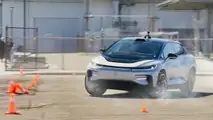 First pre-production Faraday Future FF 91 ultra-luxury EV