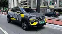 Flagra do Renault Kwid E-Tech no Brasil