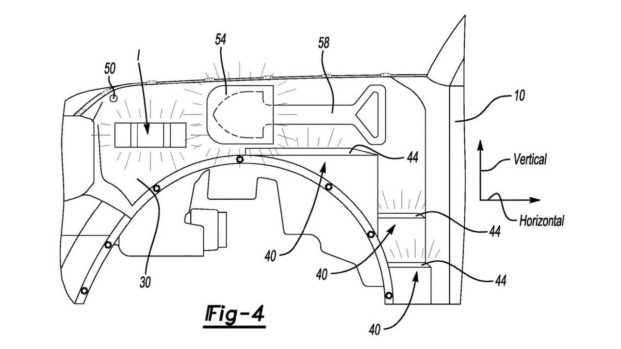 Ford files patent for fenders with steps and storage. 