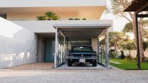 L'ascensore per auto nella lussuosa villa portoghese