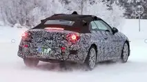 Mercedes-Benz CLE-Class Convertible Spy Shots Back View