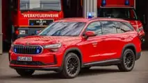 Skoda Kodiaq bei der Werkfeuerwehr der Schott AG