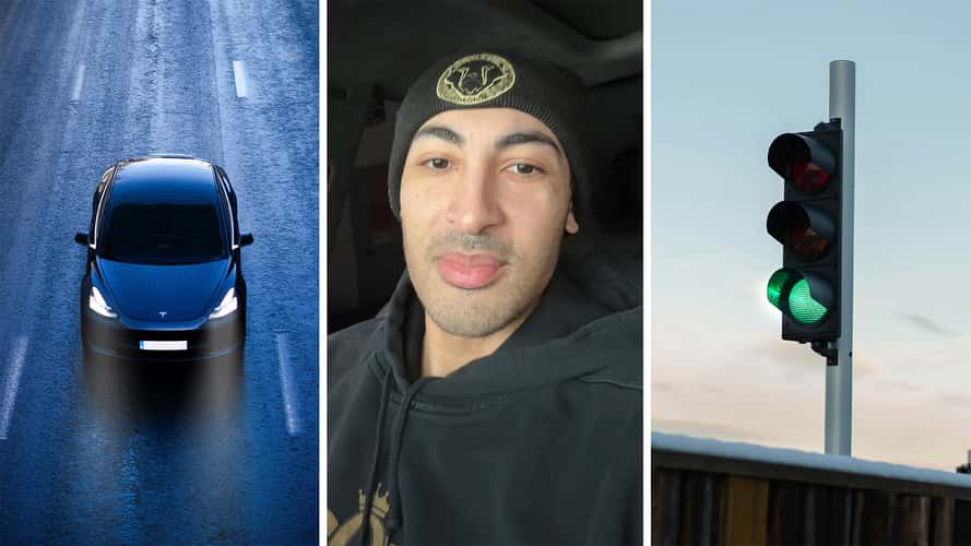 ‘My Heart Rate Was Like 140 Resting:’ The Light Turns Green. Then A Tesla Runs It Going 80mph