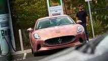 Maserati GranTurismo Folgore, fotos espía en Pebble Beach