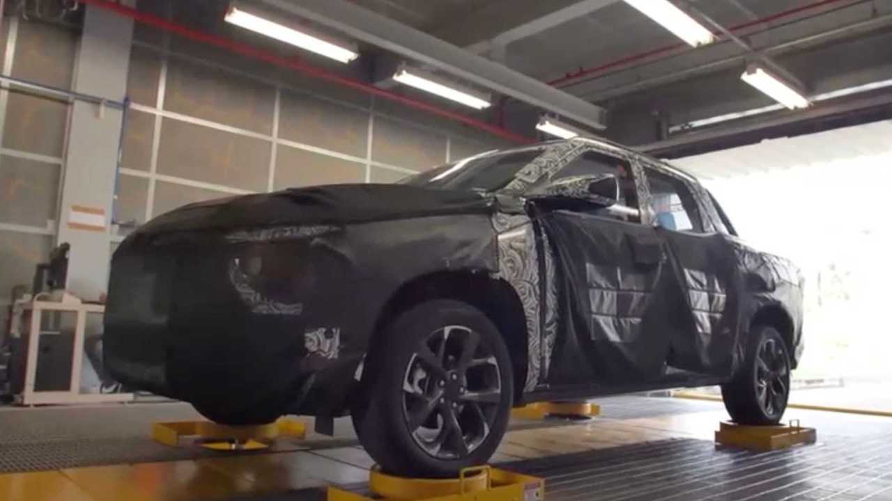 Chevrolet Montana 2023 - Fase final de testes