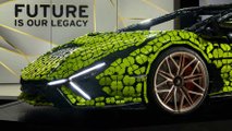Lamborghini Sian de Lego a escala real