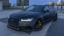 Tuned Audi RS6 Avant In Satin Black Finish 