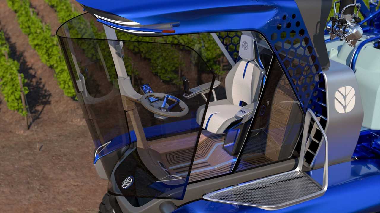 Straddle Tractor Concept di New Holland