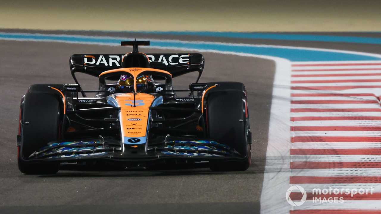 Daniel Ricciardo at Abu Dhabi GP 2022