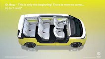VW-Präsentation zum ID.Buzz: Der Innenraum der Siebensitzer-Version