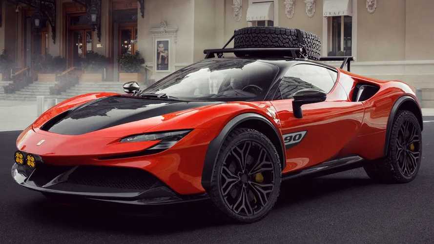 Ferrari SF90 Dakar Cross Edition: porque soñar es gratis