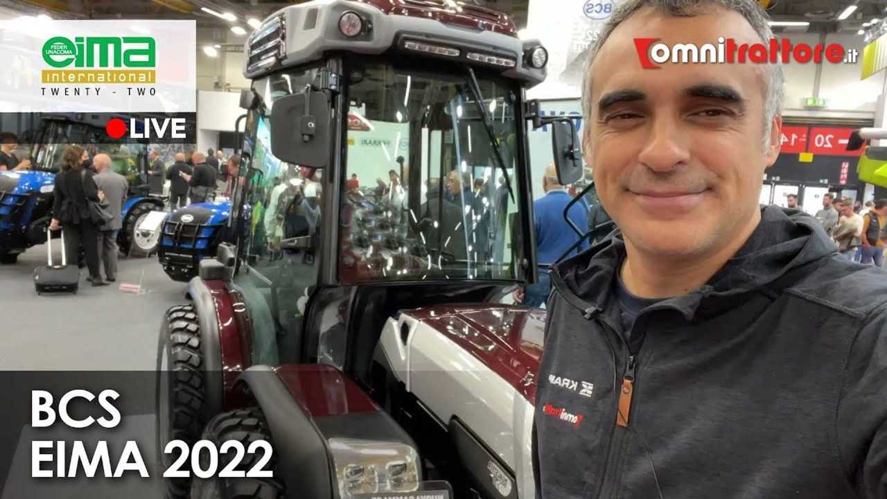 BCS: le novità sui trattori specializzati e le attrezzature a EIMA 2022