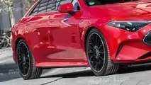Mercedes CLA electric, the Motor1.com render