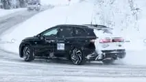 Photo d'espionnage de la Volkswagen ID.7 Tourer 2024
