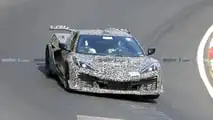 Chevrolet Corvette ZR1 Spionagefoto mit Frontansicht