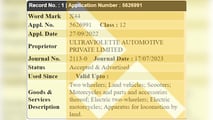 Ultraviolette X44 Trademark Application Detail