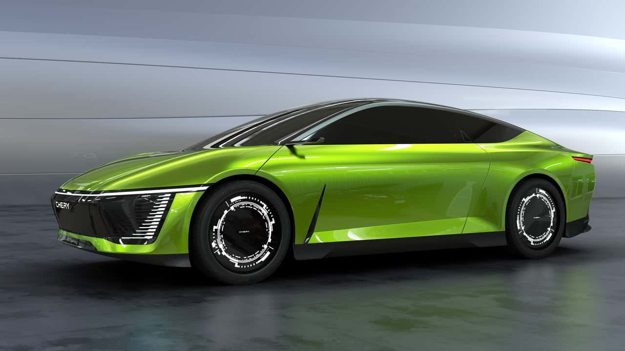 Chery-Aerodynamikstudie: Die Front