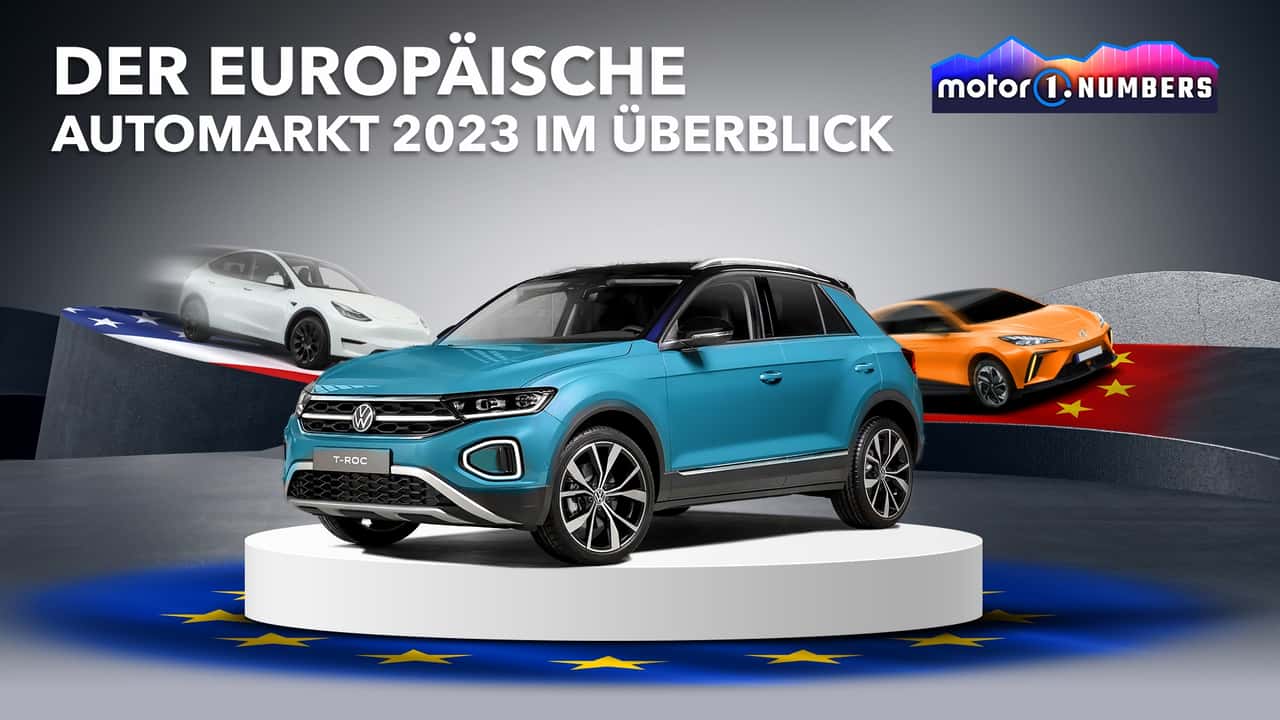 Motor1 Numbers: Der europäische Automarkt 2023 im Überblick