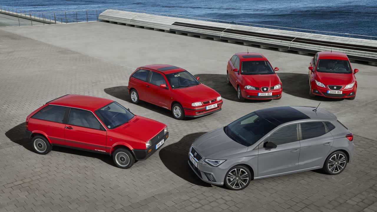 SEAT Ibiza, todas las generaciones