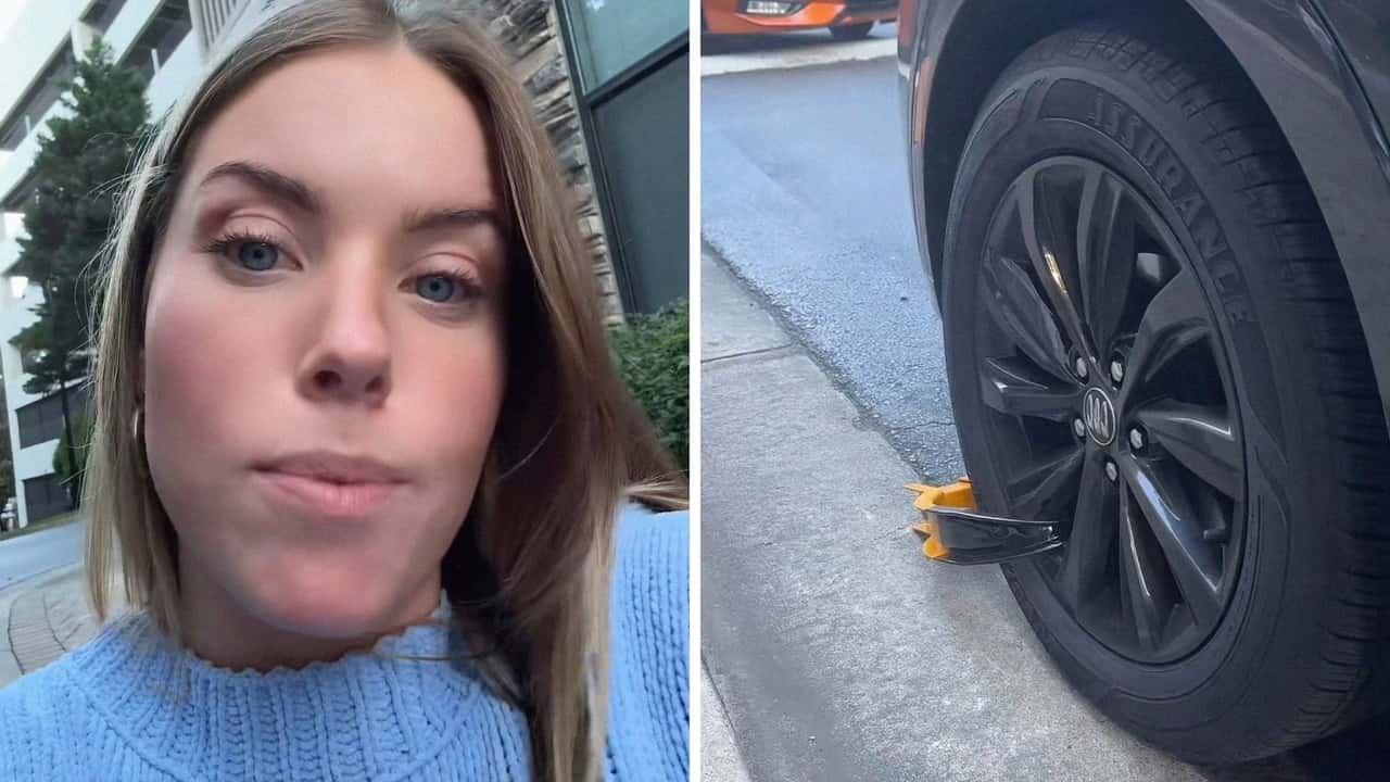 Woman Parks Her Car In Front Of Her Apartment for 1 Minute. Then It Gets Double Booted