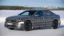 BMW i3: la berlina de nueva clase durante pruebas de conducción en Arjeplog