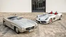 Mercedes-Benz Classic 300 SLS and SLR Stirling Moss in the driving report