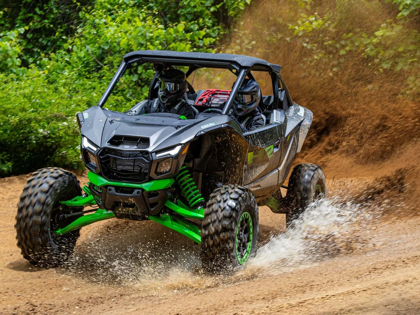 Kawasaki Unveils 2-Seater Teryx H2 UTV. It's Still Supercharged