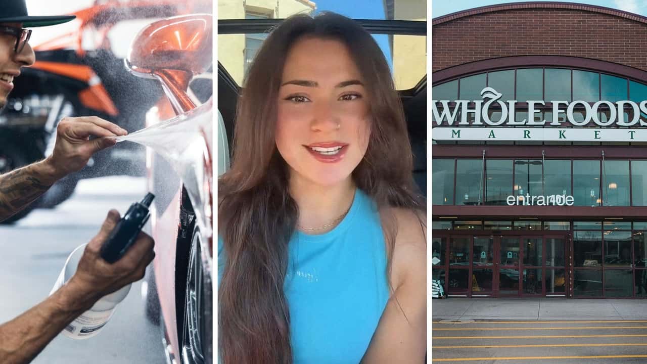 Woman drives a 'lemon law' car.