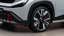 Skoda Epiq First Edition: Orangefarbene Streifen am Frontstoßfänger und den 20-Zoll-Rädern