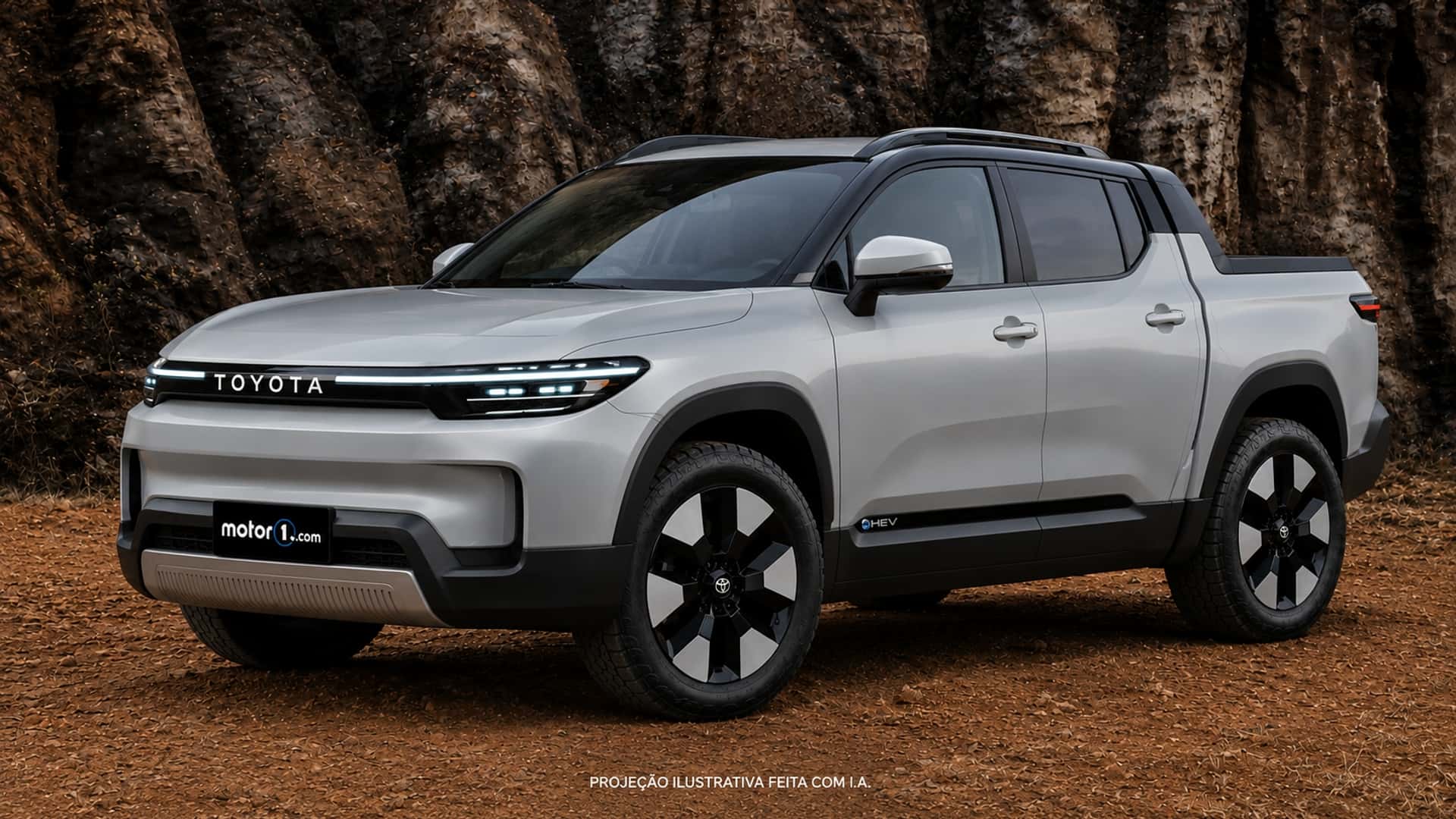 Segredo: picape anti-Toro da Toyota será PHEV e chega até 2028