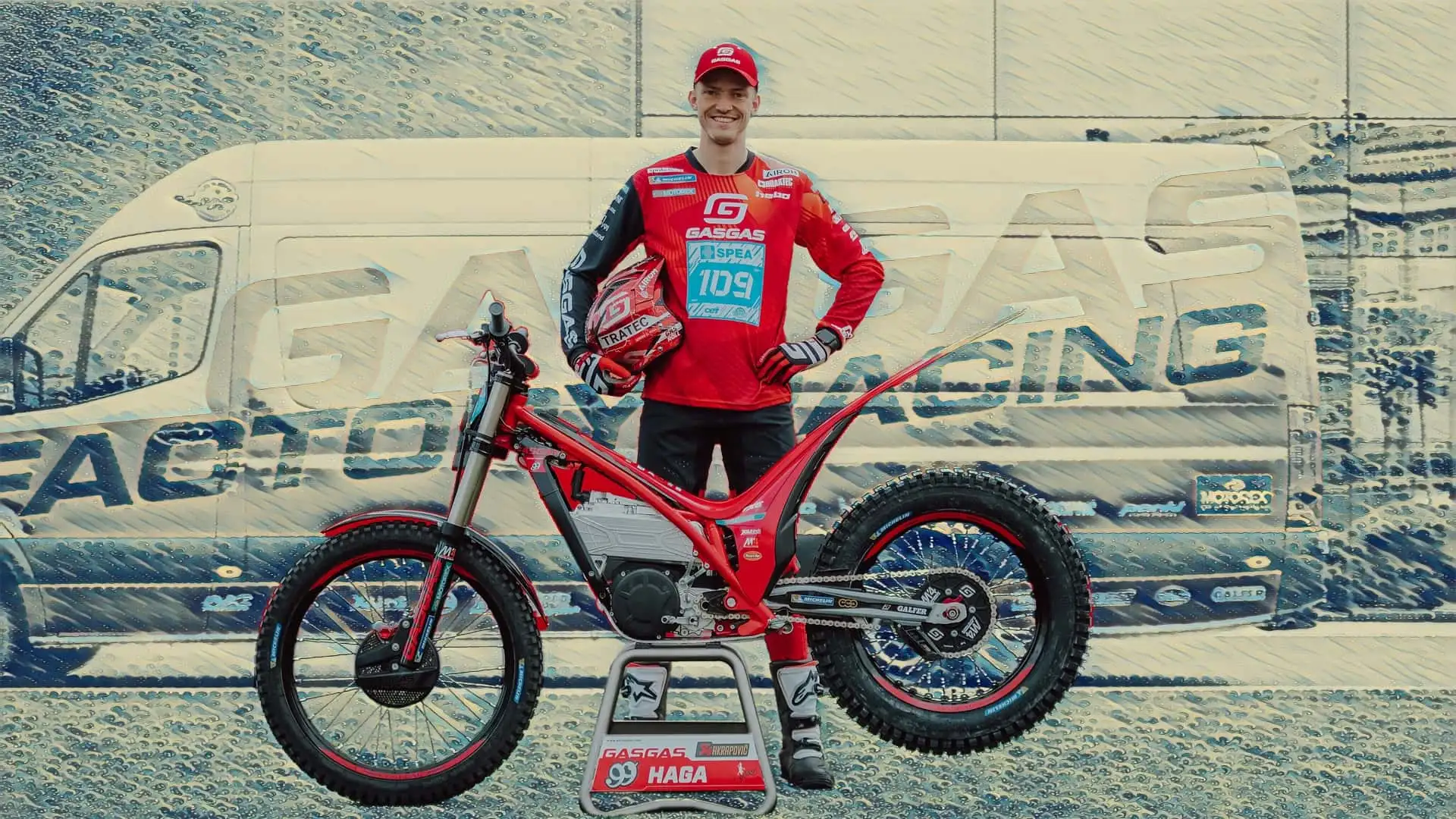 GasGas Fielding TXE Electric Trials Bike in Championship