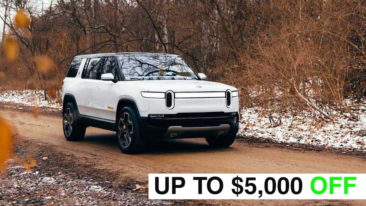 Rivian offers a trade in discount of up to $5,000 for gas-guzzling SUVs
