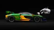 Livrée Senna Sempre à l'échelle 1:8 de McLaren Senna par Amalgam