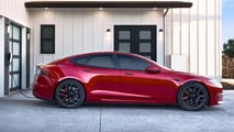Tesla Model S beim Aufladen