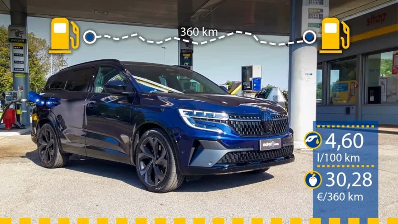 Prueba de consumo Renault Espace Hybrid