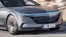 Mercedes-Benz Clase S eléctrico (2030), el render de Motor1.com