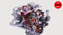 Toyota 1GZ-FE V-12 Engine Cutaway