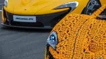 Lego McLaren P1 grandeur nature à Silverstone