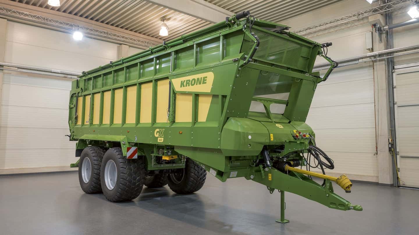 Krone GX aggiornato con sterzatura attiva e nuova centralina