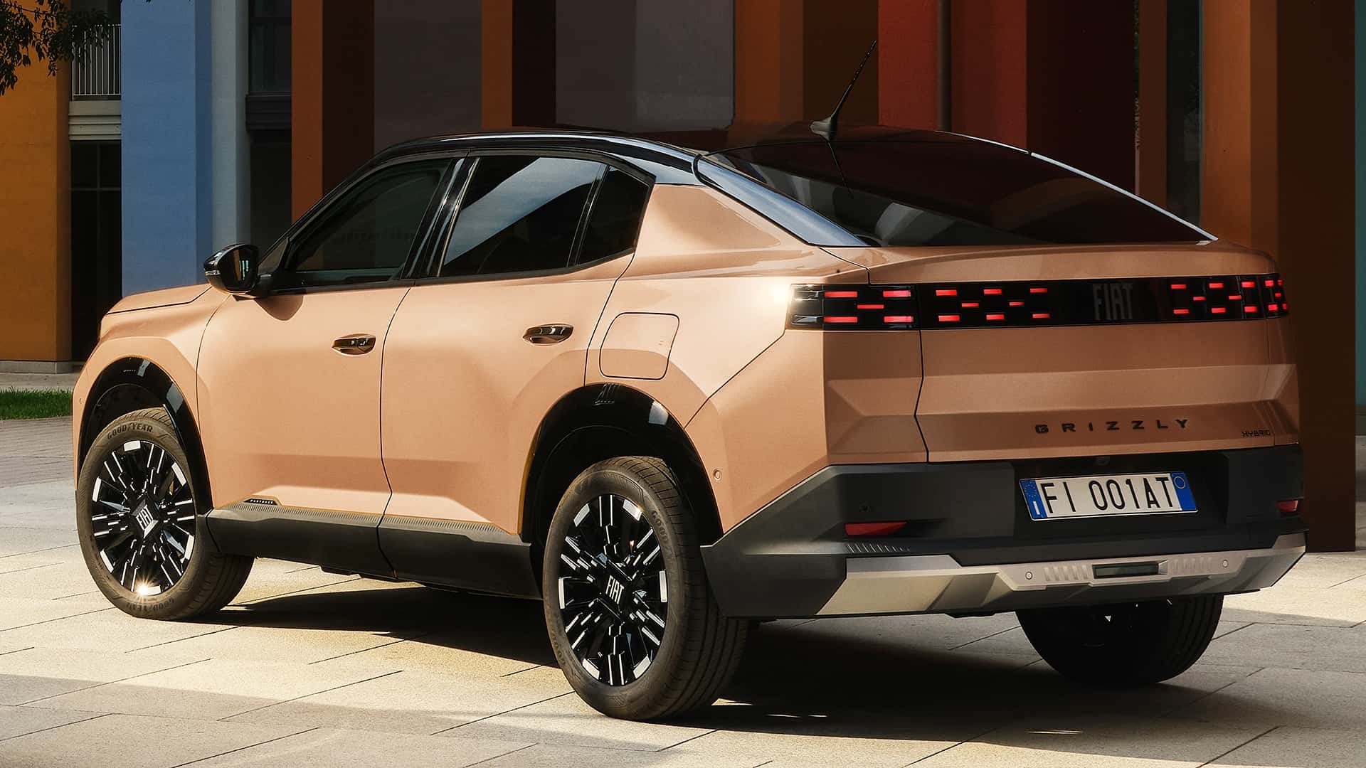 Fiat Grizzly Fastback, вид сзади