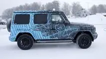 Mercedes-Benz EQG Side View Spy Photo