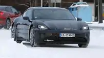 2024 Porsche Taycan facelift spy photo