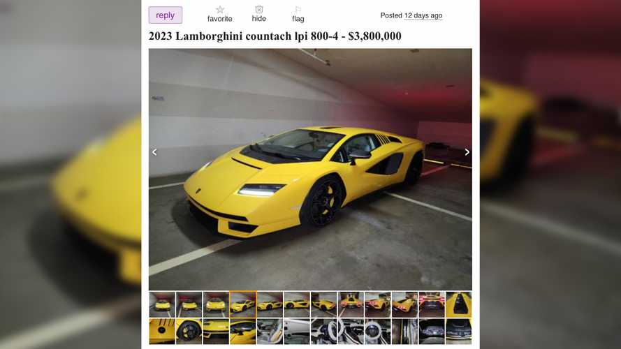 New Lamborghini Countach With $3.8M Asking Price Found On Craigslist