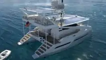 Zen Yachts ZEN50 Rear 3/4