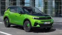 Opel Crossland (2024), il render di Motor1.com