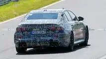 BMW M5 2024, le nuove foto spia al Nurburgring