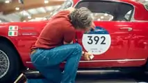 La partenza della 1000 Miglia 2023