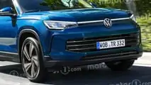 VW Tayron (2025) als Rendering von Motor1.com