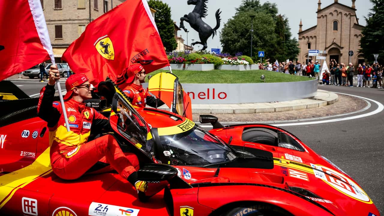 How Ferrari Celebrated Its Historic Le Mans Win In Maranello