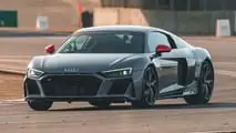 Audi R8 Coupé V10 Performance RWD à Laguna Seca